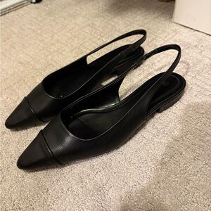 H&M Classic Black Slingback Flats